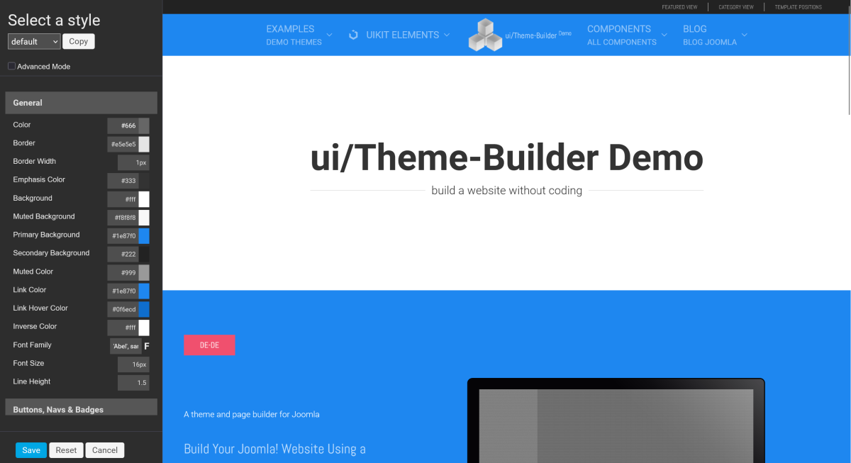 Template Customizer